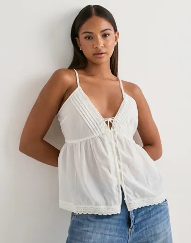 Vero Moda Hvit Vmtulle Singlet Top Wvn Exp