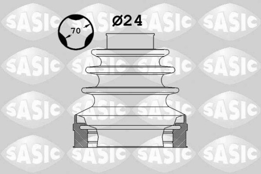 Sasic Mansjett drivaksel SASIC 1906025