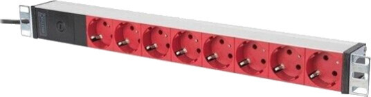 Digitus DN-95410-R Strømdistribusjonsenhet PDU 19" med 8 Utganger Rød Digitus DN-95410-R Strømdistribusjonsenhet PDU 19" med 8 Utganger Rød