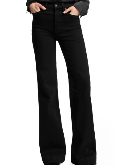 7 For All Mankind Modern Dojo Soho Night   Black   32 x 34