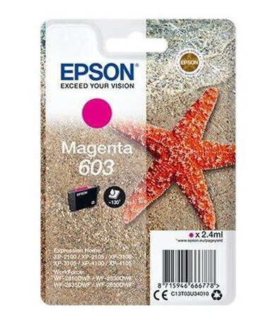 Epson 603 - Magenta - original - ink cartridge - Blekkpatron Blå