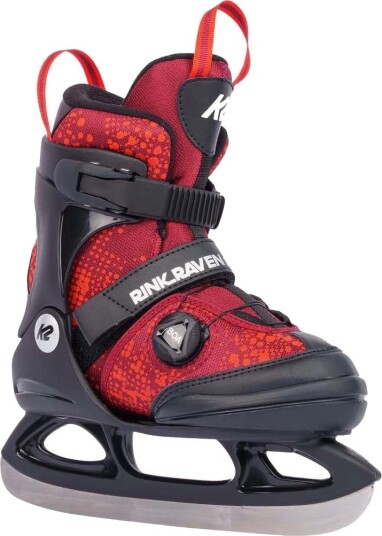 K2 Sports Barn Rink Raven Ice BOA Black/Red S