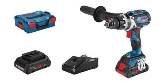 Bosch Professional SLAGBOREMASKINE GSB 18V-110 C 2X4A PC LB Bosch Professional SLAGBOREMASKINE GSB 18V-110 C 2X4A PC LB