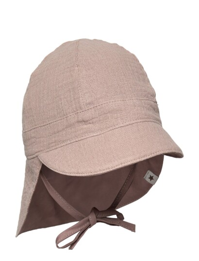 Huttelihut Summer Hat Muslin   Brown   3 6M