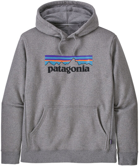 Patagonia M'S P-6 LOGO UPRISAL HOODY  GRAVEL HEATHER