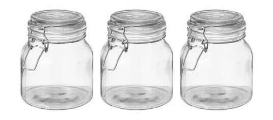 Modern House Sogn glasskrukke sett 0,5L 3 stk klar
