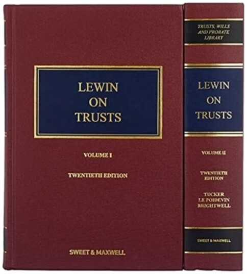 Lewin On Trusts Av Lynton Tucker, Nicholas Le Poidevin Qc, James Brightwell
