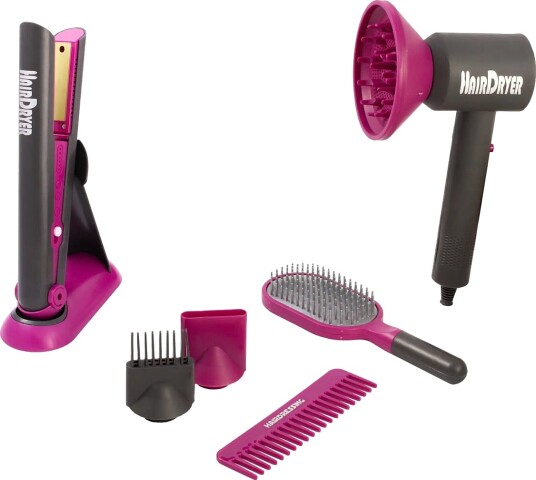 Happy Friend Happy Friend Hair Dryer Styling Set Pink ONE SIZE Happy Friend Happy Friend Hair Dryer Styling Set Pink ONE SIZE