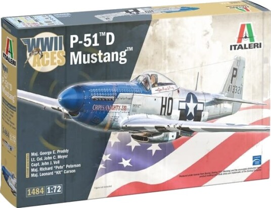 Italeri P 51D Mustang Modellfly 1:72