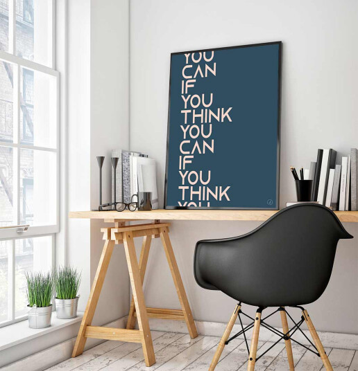 You Can - Blue av Rikke Axelsen You Can - Blue av Rikke Axelsen