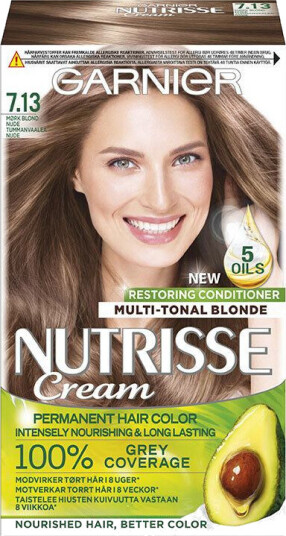 Garnier Hårfarge Garnier Nutrisse Cream 7.13 Garnier Hårfarge Garnier Nutrisse Cream 7.13