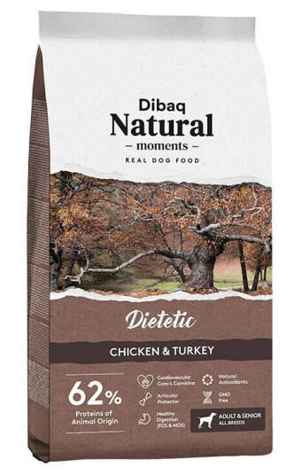 Dibaq Natural Moments Dietetic 3 kg Hundefôr til Hund