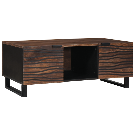 Kaffebord 100x54x40 cm laget av solid tre.