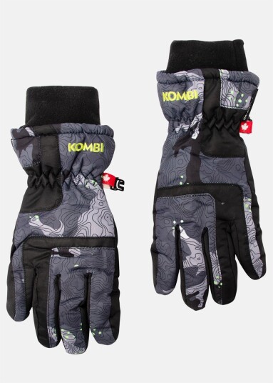 Tucker Junior Glove, Map Camo, M,  Skihansker