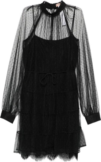 Twinset Dame Kjoler Svart L,