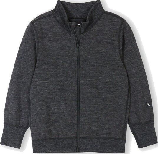 Reima Wool Sweater, Mahin - BLACK MELANGE - 92