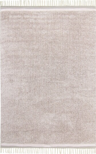 Ryetepper Celina Natural Cotton Shaggy taupe/lavendel Størrelse: 200 x 290 cm