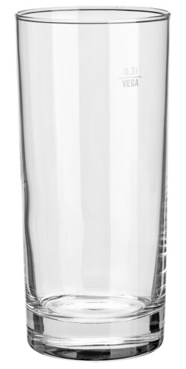 VEGA Highballglass Regular 38cl 6.8x14.9 cm  Transparent 0.3 l målestrek 12 Stykk 