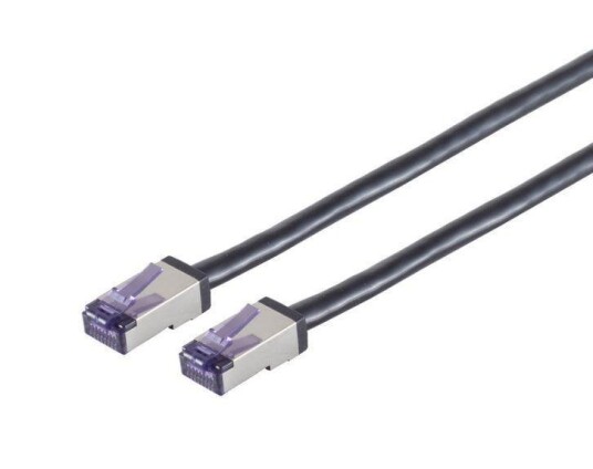 Lanview koblingskabel - 15 m - svart