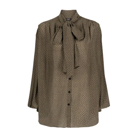 Balmain Dame Bluser & Skjorter Grønn S,