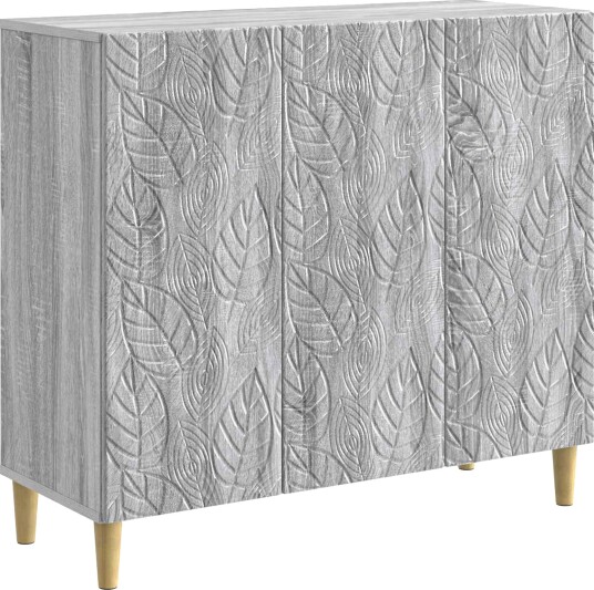 Serviesskap Grå Sonoma 89 x 34,5 x 80 cm Konstruert tre