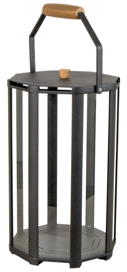Cane-line Lightlux lanterne Lava grå/teak Grå