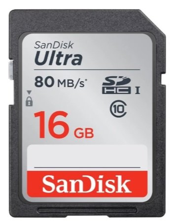 SanDisk Raskt og solid 16 GB minnekort fra SanDisk