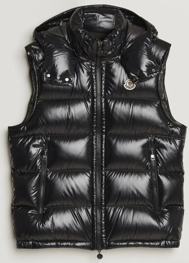 Moncler Bormes Down Vest Black
