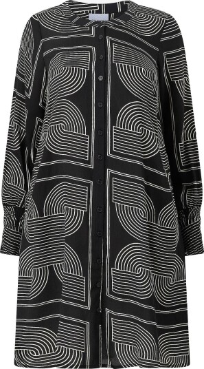 Zhenzi - Kjole Zh-linda 1531 L/S - Svart