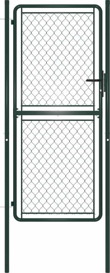 vidaXL Hageport stål 100x175 cm grønn