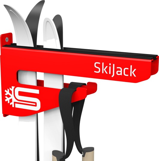 Skijack Skihanger Wall Red Rød