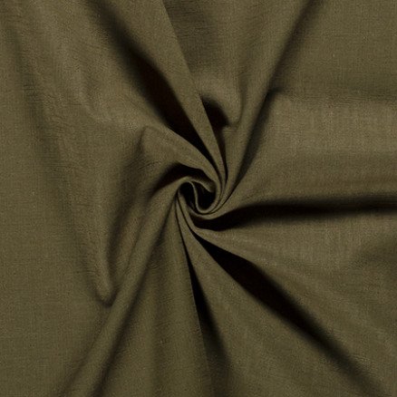 Balsløw Linstoff 138cm 825 Army Grønn 50cm