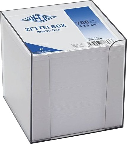 Wedo 270 2650, Firkant, Gjennomsiktig, Hvit, Akrylonitril-Butadien-Styren (Abs), Papir, 95 Mm, 95 Mm, 455 G Wedo 270 2650, Firkant, Gjennomsiktig, Hvit, Akrylonitril-Butadien-Styren (Abs), Papir, 95 Mm, 95 Mm, 455 G