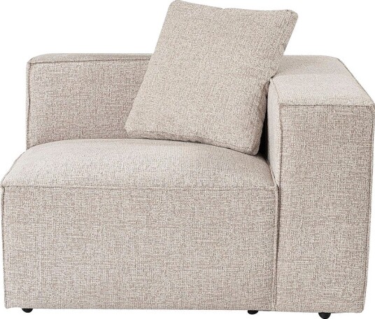 Hanah Home Sofa 1 seter Lora Høyre Beige