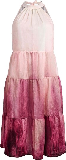 Zizzi Maxikjole mAjani S/L Midi Rød