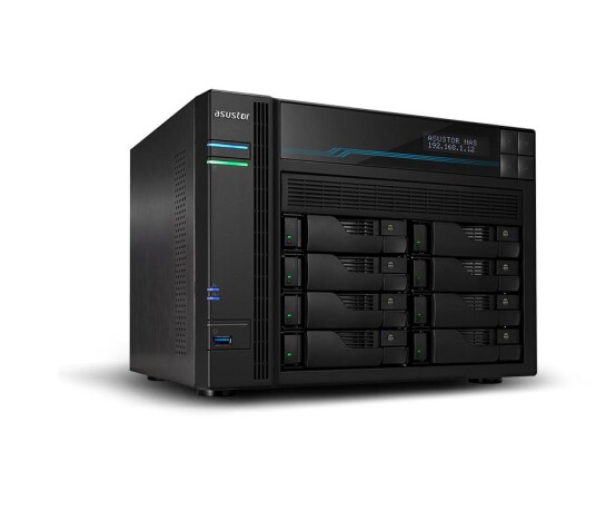 Asustor Lockerstor 8 NAS-server med 8 brønner og 2.5/10 Gigabit Ethernet Asustor Lockerstor 8 NAS-server med 8 brønner og 2.5/10 Gigabit Ethernet