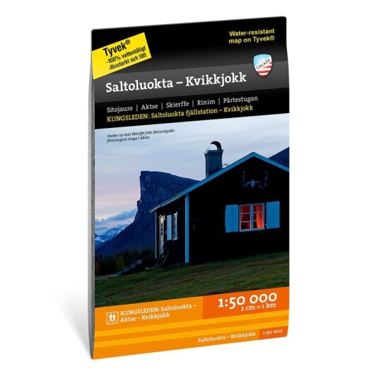 Calazo förlag Saltoluokta – Kvikkjokk 1:50 000 OneSize Nocolour