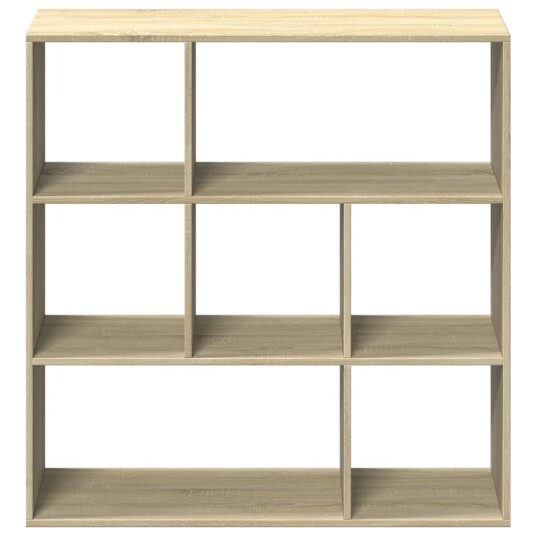 Romdeler bokhylle sonoma eik 102x29x103,5 cm konstruert tre Romdeler bokhylle sonoma eik 102x29x103,5 cm konstruert tre
