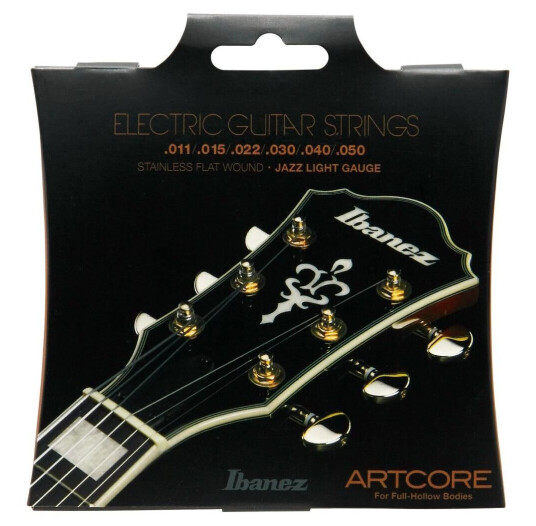 Ibanez Ifas6sl Electric Flatwound 011-050 Jazz Light