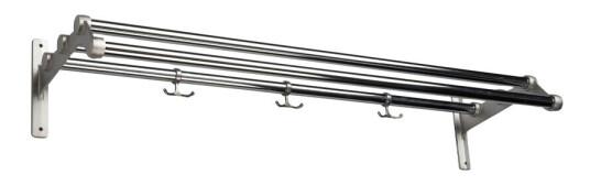 Essem Design Nostalgi 291 hattehylle krom, aluminiumsstativ