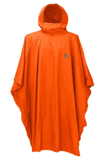 Fjellreven Poncho Oransje OneSize Man