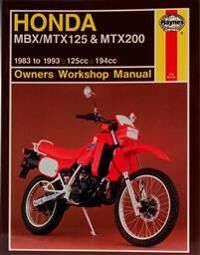 Honda Mbx/mtx125 & Mtx200 (83 - 93) Av Haynes Publishing