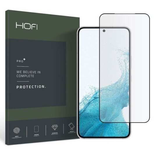 HOFI Samsung Galaxy S22 Hofi Premium Protector Pro+ Skjermbeskytter - Case Friendly - Svart HOFI Samsung Galaxy S22 Hofi Premium Protector Pro+ Skjermbeskytter - Case Friendly - Svart