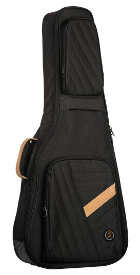 Ortega Guitars Ortega Ogbdn-Dlx-Bk Deluxe F-Shape Gigbag, Western, Sort
