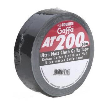 Advance Tapes At 200 - Gaffa Dull Svart