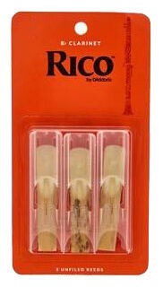 DAddario Woodwinds Rico Bb- Clar 2.0 - 3-Pack