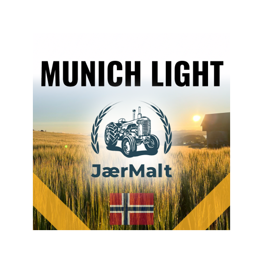 Munich Light Malt 25 kg Knust Jærmalt 12-15 EBC