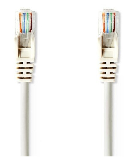 Nedis CAT5e nettverkskabel | U/UTP | RJ45 Han | RJ45 Han | 5.00 m | Rund | PVC | Grå | Konvolutt
