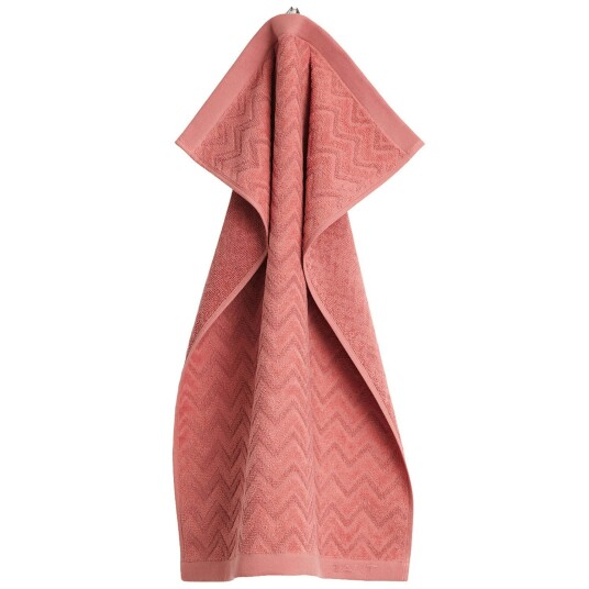 Gant Home Jacquard Herringbone Håndkle 50x70 cm Faded Brick Gant Home Jacquard Herringbone Håndkle 50x70 cm Faded Brick