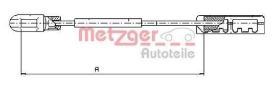 Bremsewire METZGER 11.5935